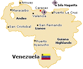  Kaart Venezuela